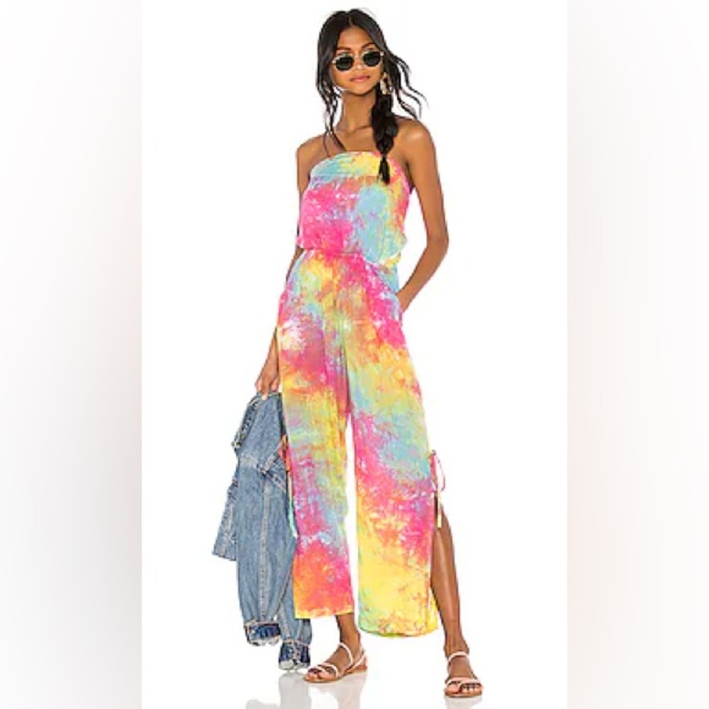 Tie Dye Strapless Tiare Hawaii Jumpsuit